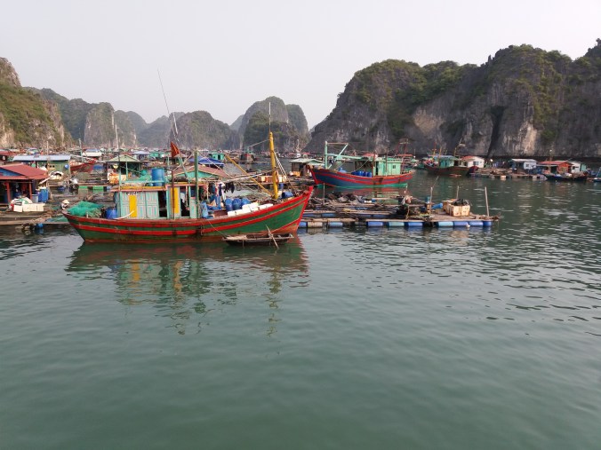 Halong Bay, fish farmers, Cat Ba Island.jpg